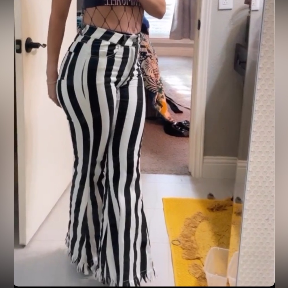 Stripe jeans